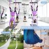 SKYPHAROS 11 Yards Aerial Silks Yoga Swing Set - Aerial Yoga Hammock Kit Anti-Gravity Flying for Fitness, Low/Non Stretch Nylon Tricot Fabric Hardware Included for Dance view 3