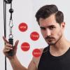 DYK&NX Single Metal Grip Cable Attachment Bar, Triceps Pull Down Attachment for On Any Cable Machine, Multi Gym or Crossover Machine view 2
