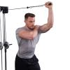 DYK&NX Single Metal Grip Cable Attachment Bar, Triceps Pull Down Attachment for On Any Cable Machine, Multi Gym or Crossover Machine view 3