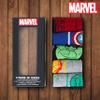 Marvel Mens Calf Socks US Size 7-11, Pack of 5 Soft Crew Socks for Sports, Spiderman Deadpool Avengers (7/11 US, Multi) view 2