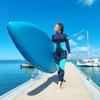 GoldFin Wetsuit Top Womens 2mm Neoprene Wetsuit Jacket Ladies Long Sleeve Wetsuit for Water Aerobics Diving Surfing Kayaking Swimming in Cold Water (Black Top, XS) view 2