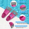 Gintenco Swim Fins, Kids Swim Training Fins for Lap Swimming, Travel Size Flippers with Mesh Bag, Silicone Swimming Fins for Kids Teens Adults Women Men view 2