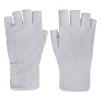 HKSICHENGKEJI Men Driving Gloves Fingerless Gloves Sunblock UV Protection Gloves Non-Slip Cooling Gloves Summer Outdoor Gloves Half-Finger Cycling Biking Gloves (Gray) view 2