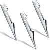 3 Pcs Fishing Line Knot Tyer Quick Tie Fishing Knot Tying Tool Fly Nail Knot Tool Fly Angler Accessories Fly Tying Equipment for Hooks Lures Lines Men, Silver view 1
