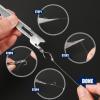 3 Pcs Fishing Line Knot Tyer Quick Tie Fishing Knot Tying Tool Fly Nail Knot Tool Fly Angler Accessories Fly Tying Equipment for Hooks Lures Lines Men, Silver view 4