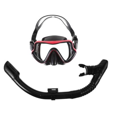 1set Adult Snorkeling Gear Set Compact Lightweight Snorkeling Mask Watertight Seal Anti-Fog Scratch Resistant Design for Comfortable Swimming Diving