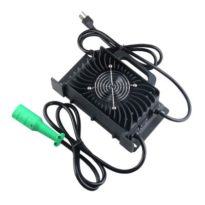 WYSWDJ 36V 25AMP Replacement Golf Cart Battery Charger for 36 Volt Club Car Golf Cart with 3 Pin Round Plug Waterproof,Black