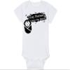 Gaming Baby Onesie and Bib - Tiny Human Joins The Battle - Game Controller (0-3 Month - White Fabric - Black Design) view 4