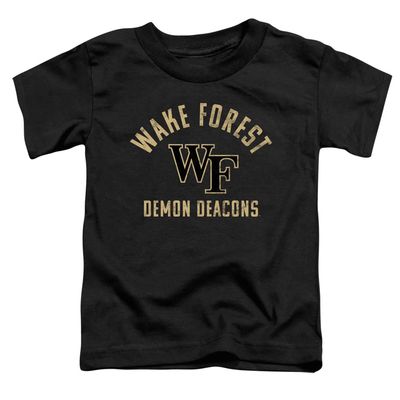 Wake Forest Demon Deacons Official Demon Deacons Logo Unisex Toddler T Shirt,Black, 3