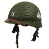 WW2 Helmet US Army M1 Replica with Net/Canvas Chin Strap DIY Painting view 1