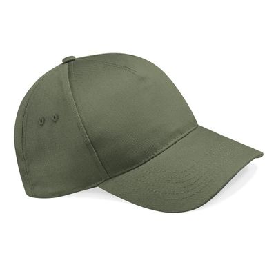 Beechfield Ultimate 5 Panel Cap (One Size) (Olive Green)