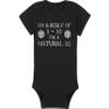 Gaming Baby Onesie and Hat - On A Scale Of 1-10 I'm A Natural 20 - Natural 20 (3-6 Month - Black Fabric - Silver Design) view 4