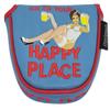 Happy Place Embroidered Putter Cover - Mallet V2 view 3