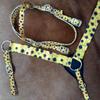 Showman Pony Sunflower Print Nylon Headstall & Breast Collar Set view 2