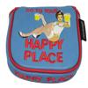Happy Place Embroidered Putter Cover - XL Mallet view 3