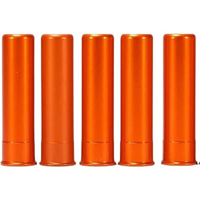 A-ZOOM 20 GAUGE SNAP CAP, ORANGE, 5PK