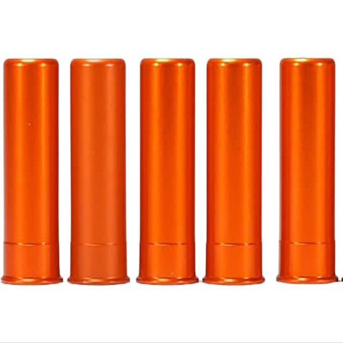 A-ZOOM 20 GAUGE SNAP CAP, ORANGE, 5PK