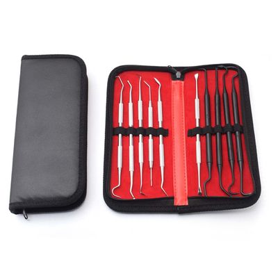 Motanar Gun Cleaning Brush & Pick Kit-Double Ended Brass Copper Nylon Steel Brush & Metal Picks Set (10 Picks)