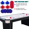 INSCOOL Air Hockey Pushers and Air Hockey Pucks Paddles, Goal Handles Paddles Replacement Accessories for Game Tables(4 Red and Blue Pushers, 8 Red and Blue Pucks) view 2
