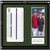 10X16 Black Golf Scorecard Photo Frame with Optional Engraved Plate; Moulding blk-001, NEW Fairway Green Mat (holds up to 6X8 vertical or horizontal scorecard and VERTICAL 4x6 or 5x7 picture); card and photo not included; UPDATED AUG. 2025 view 4