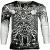 Xtreme Couture by Affliction Men's Thermal Shirt Catacombs (XL) White view 1