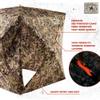 Rig'Em Right Waterfowl HydeOut XL Blind, Compact Two-Hub Turkey and Deer Hunting Blind, Camo Concealment and High Wind Stability, Gore Optifade Subalpine view 4
