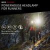 Ledlenser NEO9R LED headlamp Trail Running, Running lamp, Bright, 1200 lumens, Rechargeable, red Rear Light, Chest Strap, Reflective Headband (Blue) view 2