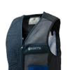 Beretta Men's Uniform Pro 20.20 Breathable Slim Fit Microsuede Patch Front Zip Competition Clay Shooting Mesh Vest with Pockets, Blue Total Eclipse & Blue Royal, M view 2