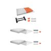 Champion Sports Breakaway Safety 3-Piece Baseball Base Set with Double First Base - Molded Rubber, Official Size, Heavy-Duty All Rubber Construction view 2
