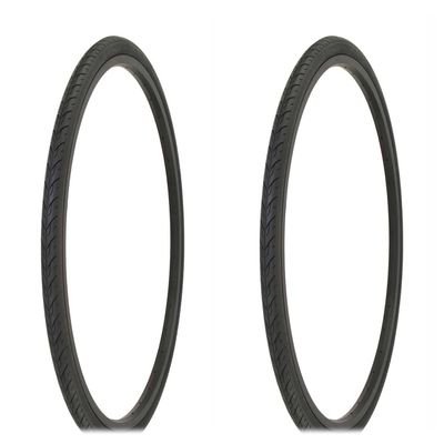 Two Bike Tire 26 x 1.25 Black/Black Side Wall IA-2406. Bicycle tire.