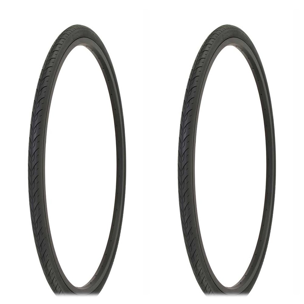Two Bike Tire 26 x 1.25 Black/Black Side Wall IA-2406. Bicycle tire.
