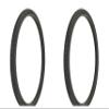 Two Bike Tire 26 x 1.25 Black/Black Side Wall IA-2406. Bicycle tire. view 1