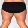 On the Plus Side Marine Blue 100% Cotton Ultra Soft Solid Underwear 1X view 3