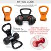 KETTLE GRYP - The Original - As Seen on SHARK TANK! Converts Your Dumbbells Into Kettlebells - Made in the USA - Dumbbell Grip Handle view 3