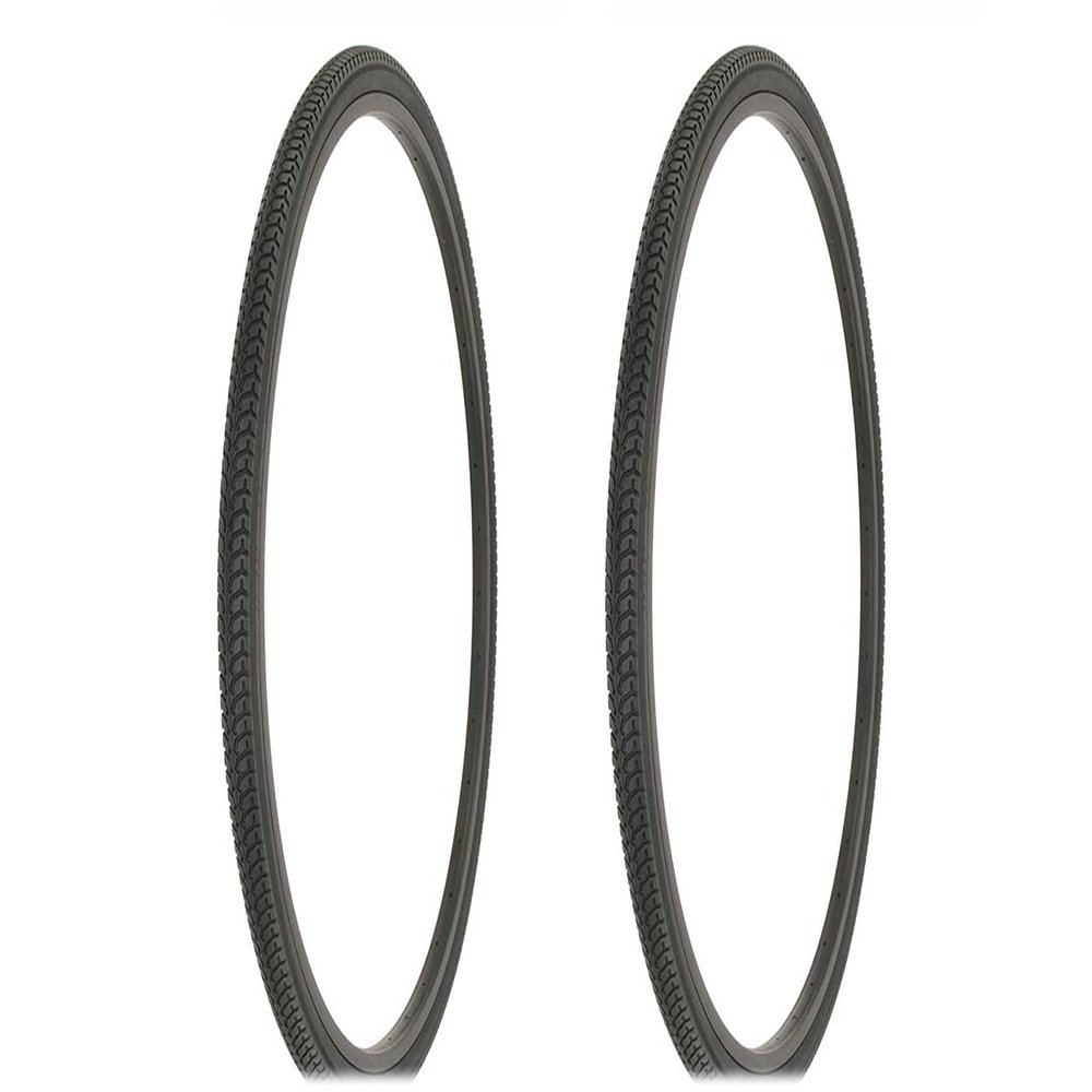 Lowrider Two Bike Tire 27 x 1-3/8 Black/Black Side Wall IA-2202. Bicycle tire.