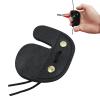 OBTOUTDOOR Three-Layer Thickened Archery Finger Tab Cow Leather Finger Guards for Archery Finger Protector for Shooting Practice