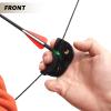 OBTOUTDOOR Three-Layer Thickened Archery Finger Tab Cow Leather Finger Guards for Archery Finger Protector for Shooting Practice view 4