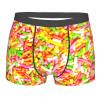 PPFINE Sprinkles Jimmies Cake Ice Cream Boxer Briefs Men's Underwear Breathable Comfort Shorts Trunks Waistband Underpants view 1
