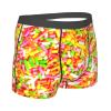 PPFINE Sprinkles Jimmies Cake Ice Cream Boxer Briefs Men's Underwear Breathable Comfort Shorts Trunks Waistband Underpants view 3