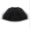 Huimingda Kids Girls Petticoat Tutu Skirt 3 Layers Net Underskirt Crinoline for Flower Girls Wedding Dress Black One Size view 2