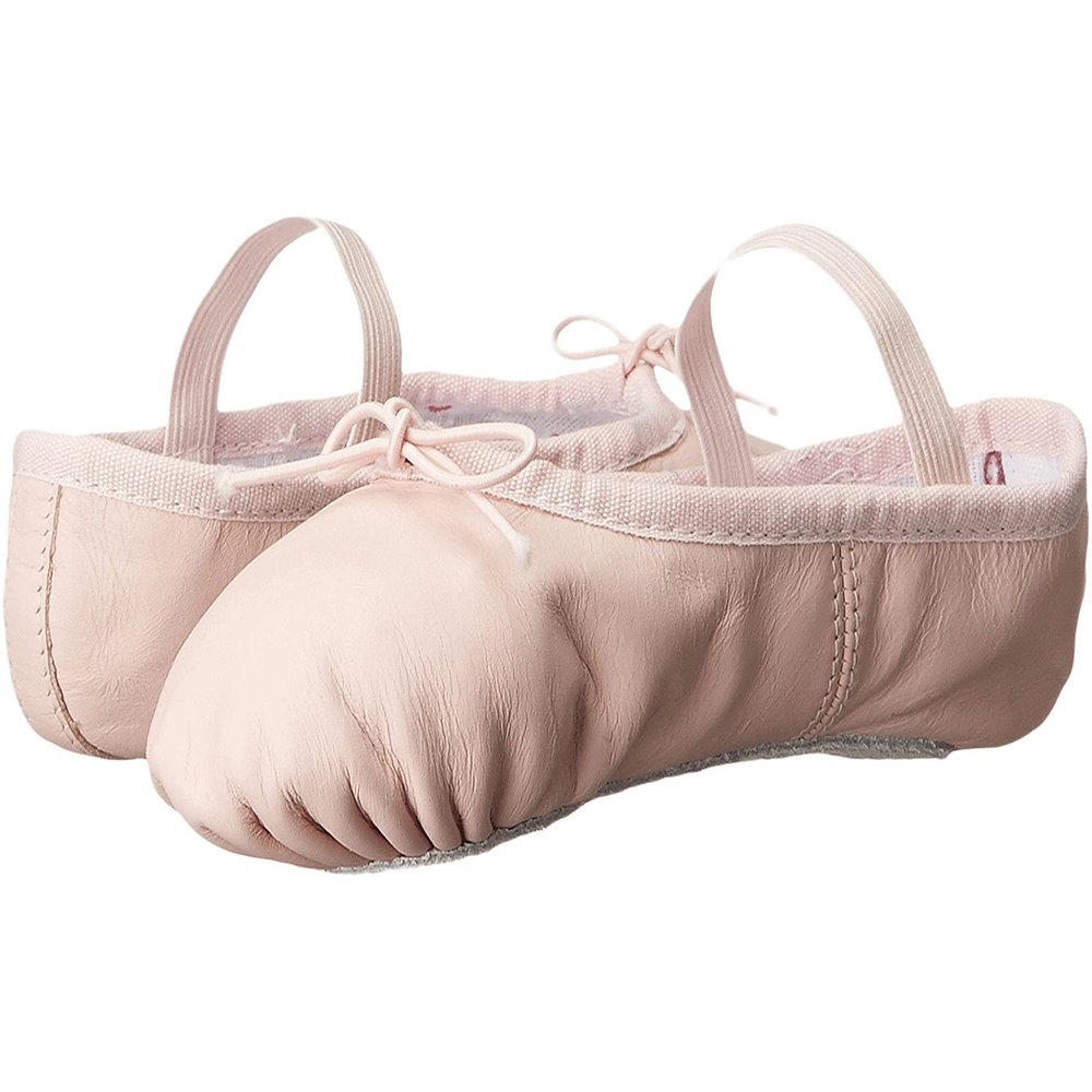 Ballet Dance Pink Shoes Leather Sole ~Practical & Light Weight Size 2 for Girls