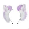 VIGVAN Animal Cosplay Ears and Tail - Wolf, Fox, Cat, Raccoon (Purple) view 2