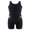 Manyakai Kids Girls One Piece Swimsuit Sleeveless Rash Guards Bathing Suit Sports Swimwear Shorty Wetsuit Blue Camouflage&Black 12 Years view 1