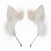 VIGVAN Animal Cosplay Ears and Tail - Wolf, Fox, Cat, Raccoon (Pink) view 2