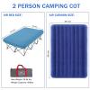 KAMPKEEPER Camping Cot,Camping Cots for Adults,Folding Camping Cot with Inflatable Air Mattress and Carry Bag,for Outdoor Travel Camp Beach Vacation (not Included The Airpump) view 3