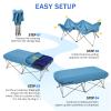 KAMPKEEPER Camping Cot,Camping Cots for Adults,Folding Camping Cot with Inflatable Air Mattress and Carry Bag,for Outdoor Travel Camp Beach Vacation (not Included The Airpump) view 4