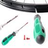 Juscycling Spoke Nipple Insertion Driver for Spoke Lacing and Wheel building, Spring Loaded Tool with Handle view 2