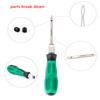 Juscycling Spoke Nipple Insertion Driver for Spoke Lacing and Wheel building, Spring Loaded Tool with Handle view 3