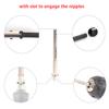 Juscycling Spoke Nipple Insertion Driver for Spoke Lacing and Wheel building, Spring Loaded Tool with Handle view 4