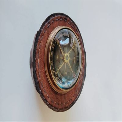Compass Brass Magnifying Paper Weight Compass Magnifying Glass Collectible Tabletop Item by Unique Nautical Store